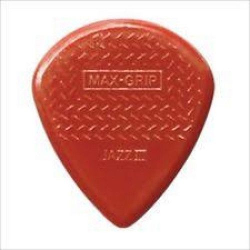 Bolsa 6 Púas Dunlop 471-P3N Nylon Jazz Max Grip Roja