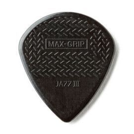 Bolsa 6 Púas Dunlop 471-P3S Nylon Jazz Max Grip Negra