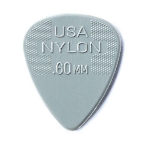 Bolsa 12 Púas Dunlop 44P-060 Nylon Standard 0.60mm Pickers