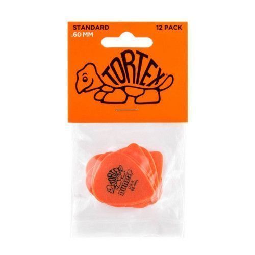 Bolsa 12 Púas Dunlop 418P-060 Tortex Standard 0.60mm Pickers