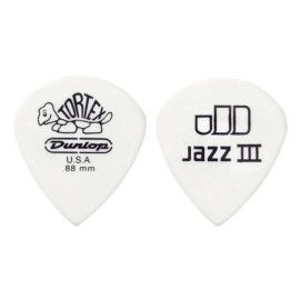 Bolsa 12 Púas Dunlop 478P-073 Tortex White Jazz III 0.73mm Pickers