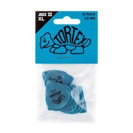 Bolsa 12 Púas Dunlop 498P-100 Tortex Jazz III Xl 1.00mm Pickers