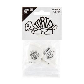 Bolsa 12 Púas Dunlop 498P-150 Tortex Jazz III Xl 1.50mm Pickers