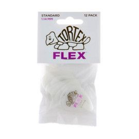 Bolsa 12 Púas Dunlop 428P-114 Tortex Flex Standard 1.14mm Pickers