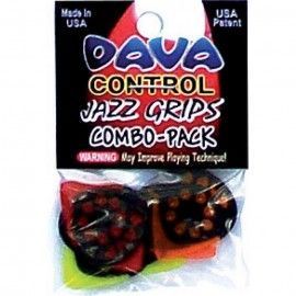 Bolsa 6 Púas Dava 9024 Control Jazz Grips Delrin