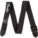 Correa Fender 099-0662-080 Poly Negra Logo Blanco 2"