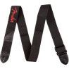 Correa Fender 099-0662-015 Poly Negra Logo Rojo 2"