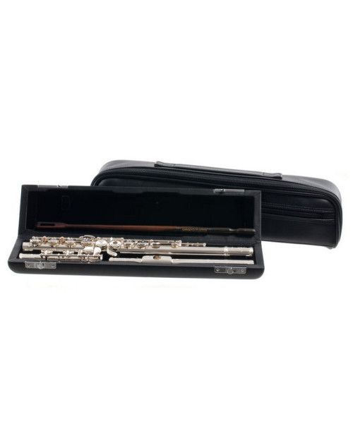 Flauta Sankyo CF 201 Nel Cabeza Plata Alineada
