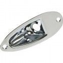 Placa Entrada Jack Gotoh Cromada JCS-1-C