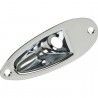 Placa Entrada Jack Gotoh Cromada JCS-1-C