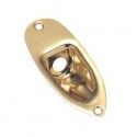 Placa Entrada Jack Gotoh Dorada JCS-1-GG