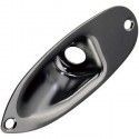 Placa Entrada Jack Gotoh Cosmo Negro JCS-1-CK