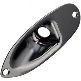 Placa Entrada Jack Gotoh Cosmo Negro JCS-1-CK