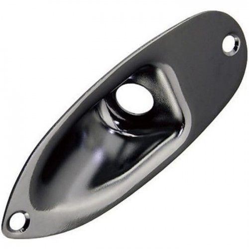 Placa Entrada Jack Gotoh Cosmo Negro JCS-1-CK