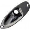 Placa Entrada Jack Gotoh Cosmo Negro JCS-1-CK