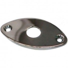 Placa Entrada Jack Gotoh Cosmo Negro JCB-2-CK