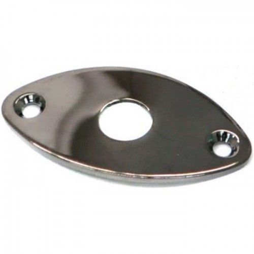 Placa Entrada Jack Gotoh Cosmo Negro JCB-2-CK