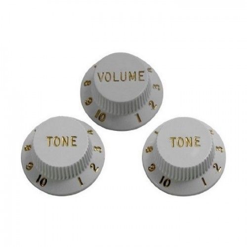 Botón Gotoh Stratocaster KW-240T-W Tono Blanco