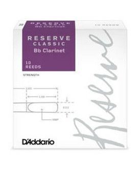 Canya Clarinet D'addario Reserve Classic Orgànic 2 1/2