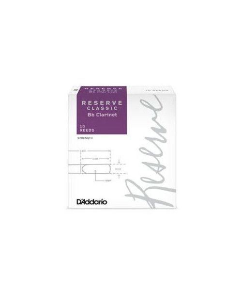 Caña Clarinete D'addario Reserve Classic Organic 2 1/2