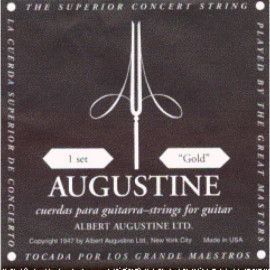 Juego Cuerdas Guitarra Clásica Augustine Negra