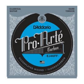Juego Cuerdas Guitarra Clásica D'Addario EJ-46FF Carbon Tensión Fuerte