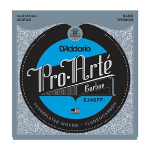 Juego Cuerdas Guitarra Clásica D'Addario EJ-46FF Carbon Tensión Fuerte
