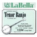 Juego Banjo Tenor La Bella 720-M