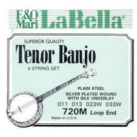 Juego Banjo Tenor La Bella 720-M
