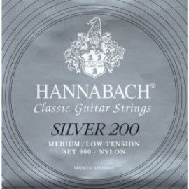 Juego Hannabach Silver 200 Clásica 900-MLT
