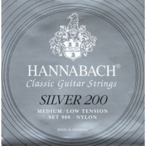 Juego Hannabach Silver 200 Clásica 900-MLT