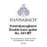 Juego Guitarra Contrabajo 4 Cuerdas Hannabach 841MT4S