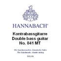 Juego Guitarra Contrabajo 6 Cuerdas Hannabach 841MT6S