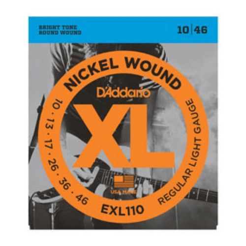 Juego Cuerdas Guitarra Eléctrica D'Addario EXL-110 010-046