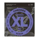 Juego Cuerdas Entorchado Plano Guitarra Eléctrica D'Addario ECG-24 11