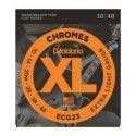 Juego Cuerdas Entorchado Plano Guitarra Eléctrica D'Addario ECG-23 10