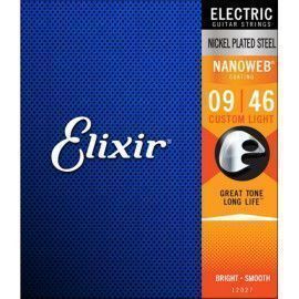 Juego Cuerdas Guitarra Eléctrica Elixir Nanoweb 12027 (009-046)