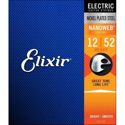 Juego Cuerdas Guitarra Eléctrica Elixir Nanoweb 12152 (012-052)