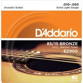 Juego Cuerdas Guitarra Acústica D'Addario EZ-900 010-050