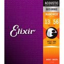 Juego Cuerdas Guitarra Acústica Elixir Nanoweb 11102 (13-56)