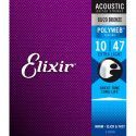 Juego Cuerdas Guitarra Acústica Elixir Polyweb 11000 (10-47)