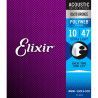 Juego Cuerdas Guitarra Acústica Elixir Polyweb 11000 (10-47)