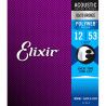 Juego Cuerdas Guitarra Acústica Elixir Polyweb 11050 (12-53)