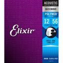 Juego Cuerdas Guitarra Acústica Elixir Polyweb 11075 (12-56)