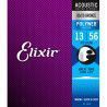 Juego Cuerdas Guitarra Acústica Elixir Polyweb 11100 (13-56)