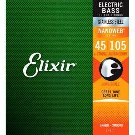 Juego Cuerdas Bajo Elixir Stainless Steel 14677 (45-105)
