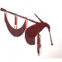 Gaita Gallega Do Represas Madera Fresno Funda Fuelle Goretex Roja