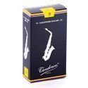 Caja 10 Cañas Saxo Alto Vandoren Tradicional 3 caja azul