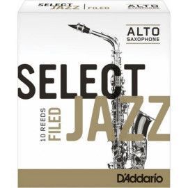 Caja 10 Cañas Saxo Alto Select Jazz by D'Addario 2 Dura Filed