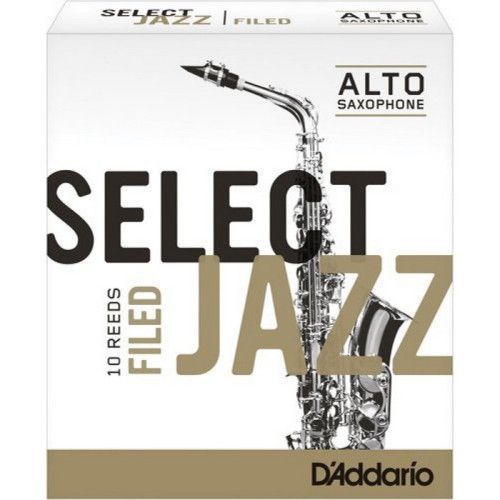 Caja 10 Cañas Saxo Alto Select Jazz by D'Addario 2 Suave Filed